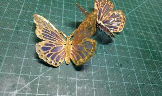 梦幻蝴蝶书签怎么做